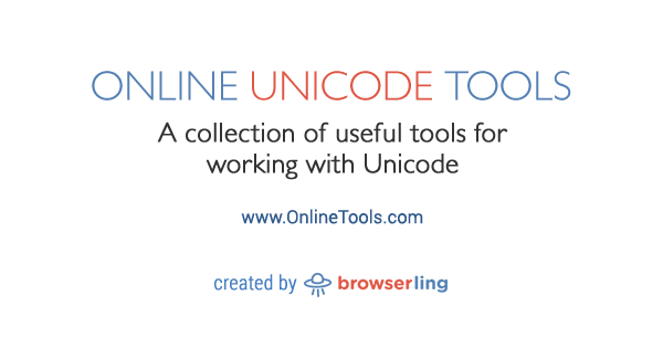Generate Unicode Text Online Unicode Tools